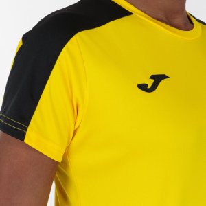 JOMA ACADEMY T-SHIRT YELLOW-BLACK S/S