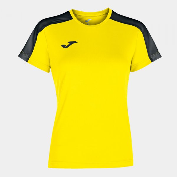 JOMA ACADEMY T-SHIRT YELLOW-BLACK S/S