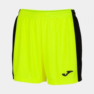JOMA MAXI SHORT FLUOR YELLOW-BLACK