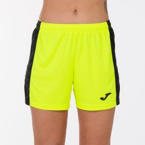 JOMA MAXI SHORT FLUOR YELLOW-BLACK