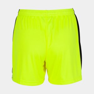 JOMA MAXI SHORT FLUOR YELLOW-BLACK