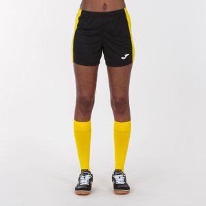 JOMA MAXI SHORT BLACK-YELLOW