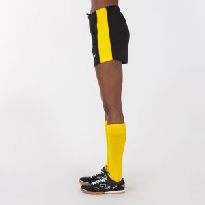 JOMA MAXI SHORT BLACK-YELLOW