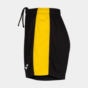 JOMA MAXI SHORT BLACK-YELLOW