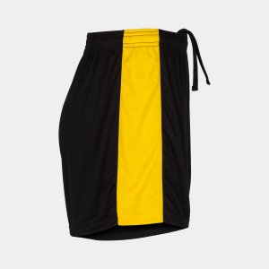 JOMA MAXI SHORT BLACK-YELLOW