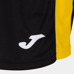 JOMA MAXI SHORT BLACK-YELLOW