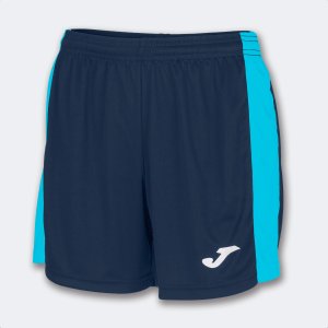 JOMA MAXI SHORT DARK NAVY-FLUOR TURQUOISE