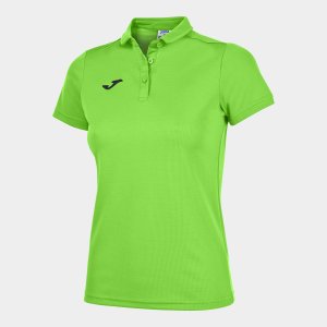 JOMA HOBBY WOMEN POLO SHIRT GREEN FLUOR S/S