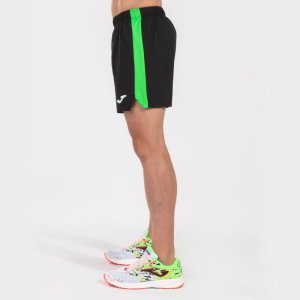 JOMA ELITE VII MICRO SHORT BLACK-FLUOR GREEN