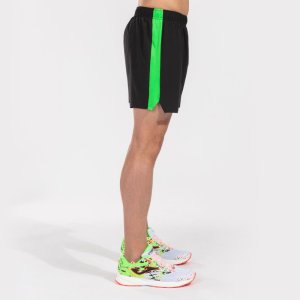 JOMA ELITE VII MICRO SHORT BLACK-FLUOR GREEN