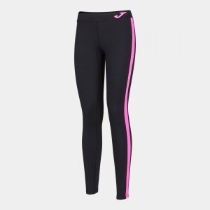 JOMA ASCONA LONG TIGHT BLACK-FLUOR PINK
