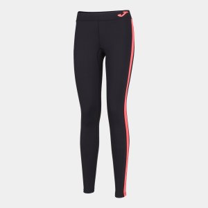 JOMA ASCONA LONG TIGHT BLACK-FLUOR CORAL