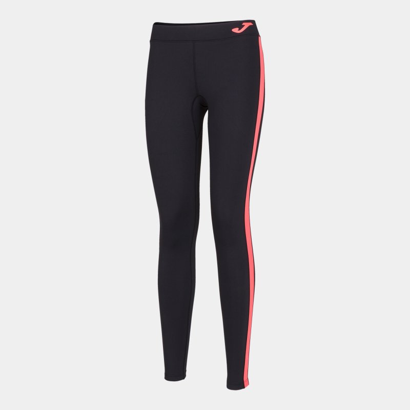JOMA ASCONA LONG TIGHT BLACK-FLUOR CORAL