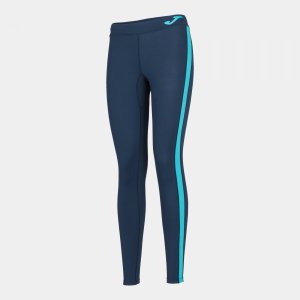 JOMA ASCONA LONG TIGHT DARK NAVY-FLUOR TURQUOISE