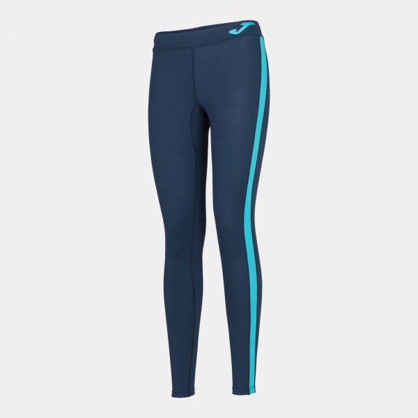 JOMA ASCONA LONG TIGHT DARK NAVY-FLUOR TURQUOISE