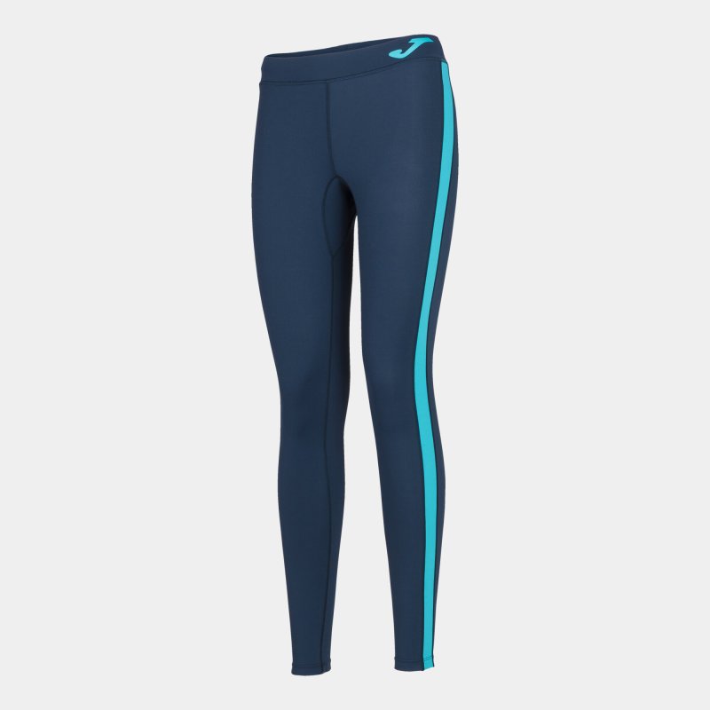 JOMA ASCONA LONG TIGHT DARK NAVY-FLUOR TURQUOISE