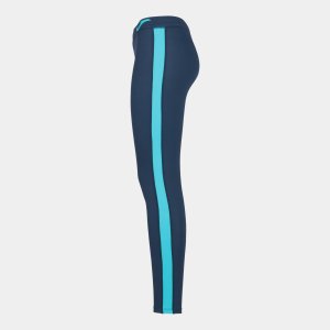 JOMA ASCONA LONG TIGHT DARK NAVY-FLUOR TURQUOISE