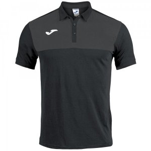 JOMA WINNER POLO BLACK-ANTHRACITE S/S