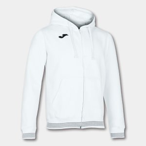 JOMA CAMPUS III HOODIE JACKET WHITE
