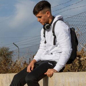 JOMA MONTANA HOODIE WHITE
