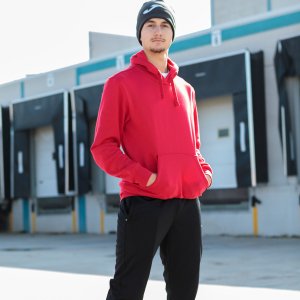 JOMA MONTANA HOODIE RED