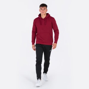 JOMA MONTANA HOODIE BURGUNDY