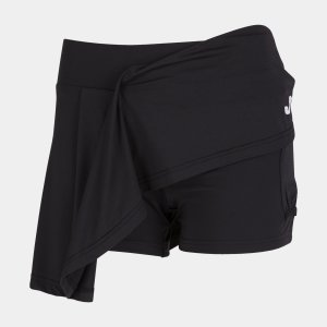 JOMA TORNEO SKIRT BLACK WHITE
