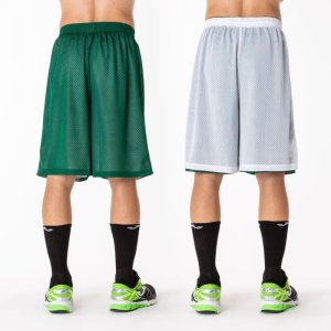 JOMA SHORT BASKET REVERSIBLE ROOKIE GREEN-WHITE