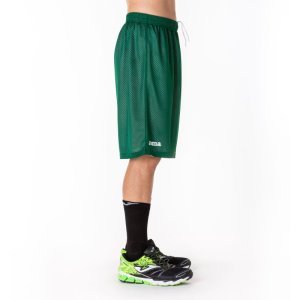 JOMA SHORT BASKET REVERSIBLE ROOKIE GREEN-WHITE
