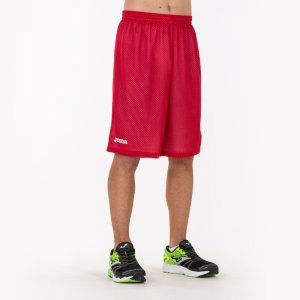 JOMA SHORT BASKET REVERSIBLE ROOKIE RED-WHITE