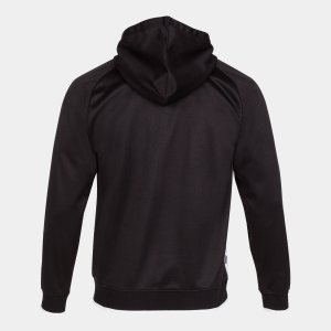 JOMA SUPERNOVA III ZIP-UP HOODIE BLACK WHITE