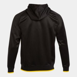 JOMA SUPERNOVA III ZIP-UP HOODIE BLACK YELLOW