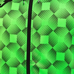 JOMA SUPERNOVA III ZIP-UP HOODIE BLACK FLUOR GREEN