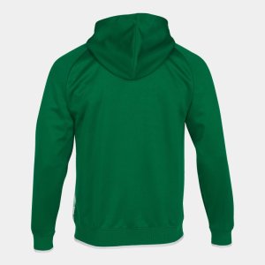 JOMA SUPERNOVA III ZIP-UP HOODIE GREEN WHITE