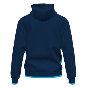 JOMA SUPERNOVA III ZIP-UP HOODIE NAVY FLUOR TURQUOISE