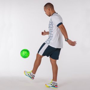 JOMA SUPERNOVA III SHORT SLEEVE T-SHIRT WHITE NAVY