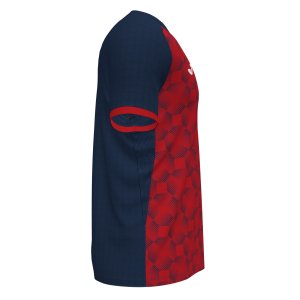 JOMA SUPERNOVA III SHORT SLEEVE T-SHIRT NAVY RED