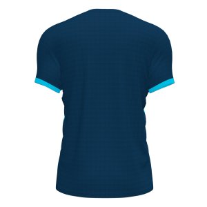 JOMA SUPERNOVA III SHORT SLEEVE T-SHIRT NAVY FLUOR TURQUOISE