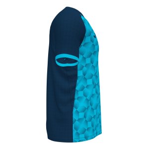 JOMA SUPERNOVA III SHORT SLEEVE T-SHIRT NAVY FLUOR TURQUOISE