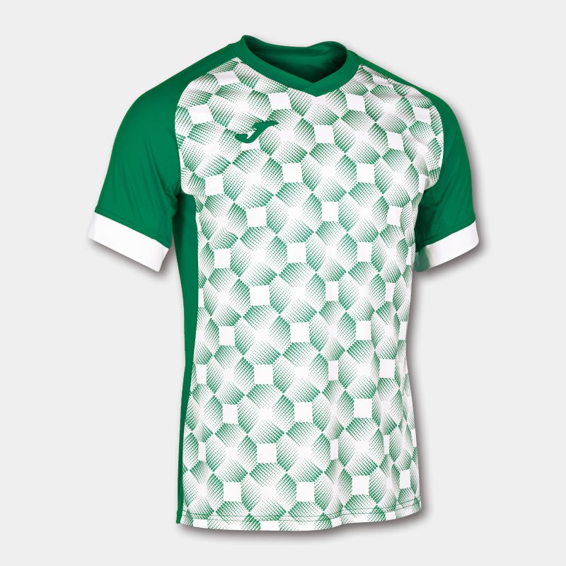 JOMA SUPERNOVA III SHORT SLEEVE T-SHIRT GREEN WHITE