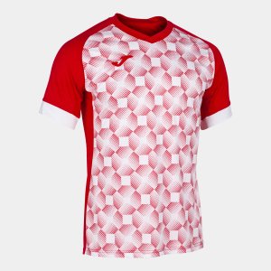 JOMA SUPERNOVA III SHORT SLEEVE T-SHIRT RED WHITE