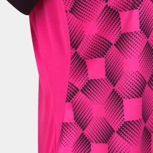 JOMA SUPERNOVA III SHORT SLEEVE T-SHIRT FLUOR PINK BLACK