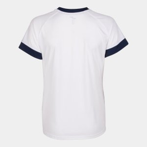 JOMA SUPERNOVA III SHORT SLEEVE T-SHIRT WHITE NAVY
