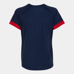 JOMA SUPERNOVA III SHORT SLEEVE T-SHIRT NAVY RED