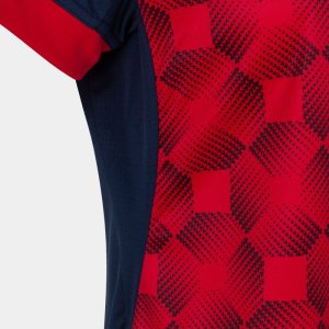 JOMA SUPERNOVA III SHORT SLEEVE T-SHIRT NAVY RED