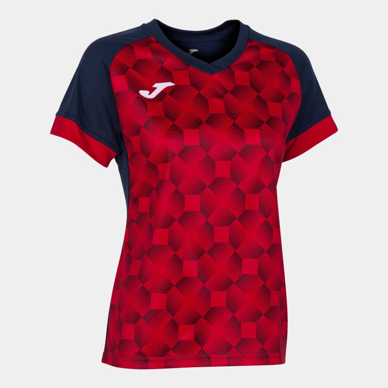JOMA SUPERNOVA III SHORT SLEEVE T-SHIRT NAVY RED