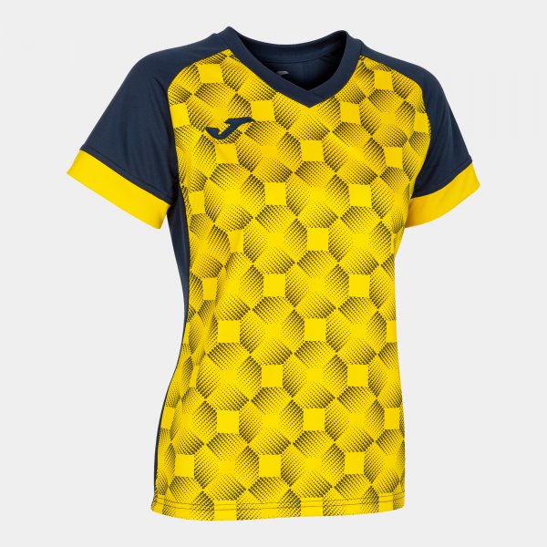 JOMA SUPERNOVA III SHORT SLEEVE T-SHIRT NAVY YELLOW