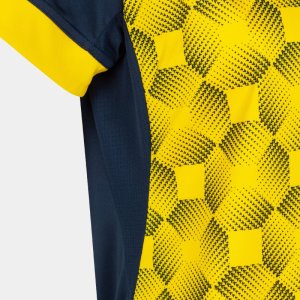 JOMA SUPERNOVA III SHORT SLEEVE T-SHIRT NAVY YELLOW