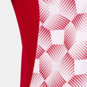 JOMA SUPERNOVA III SHORT SLEEVE T-SHIRT RED WHITE
