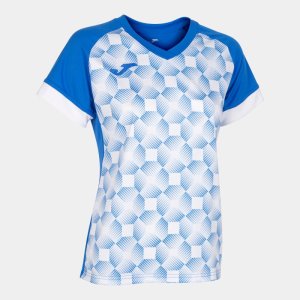 JOMA SUPERNOVA III SHORT SLEEVE T-SHIRT ROYAL WHITE
